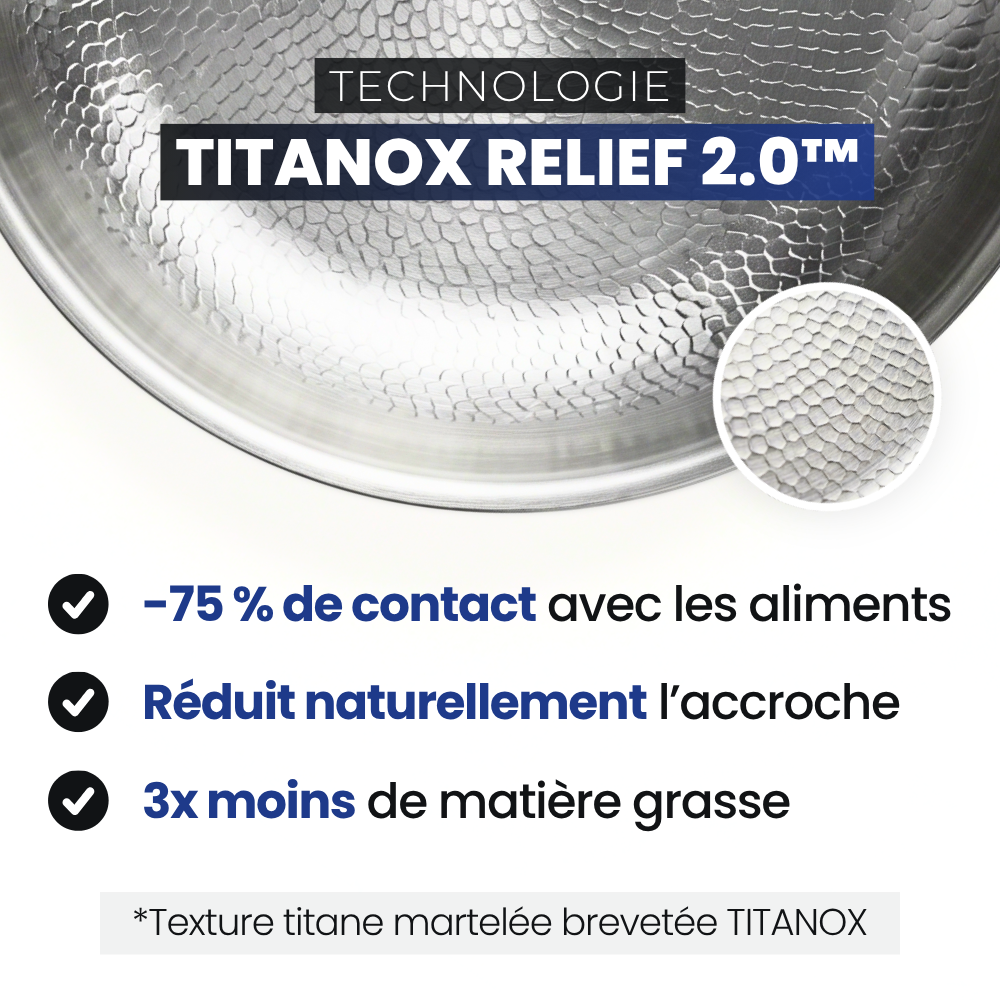 Poêle 100% Titane Pur | TITANOX®