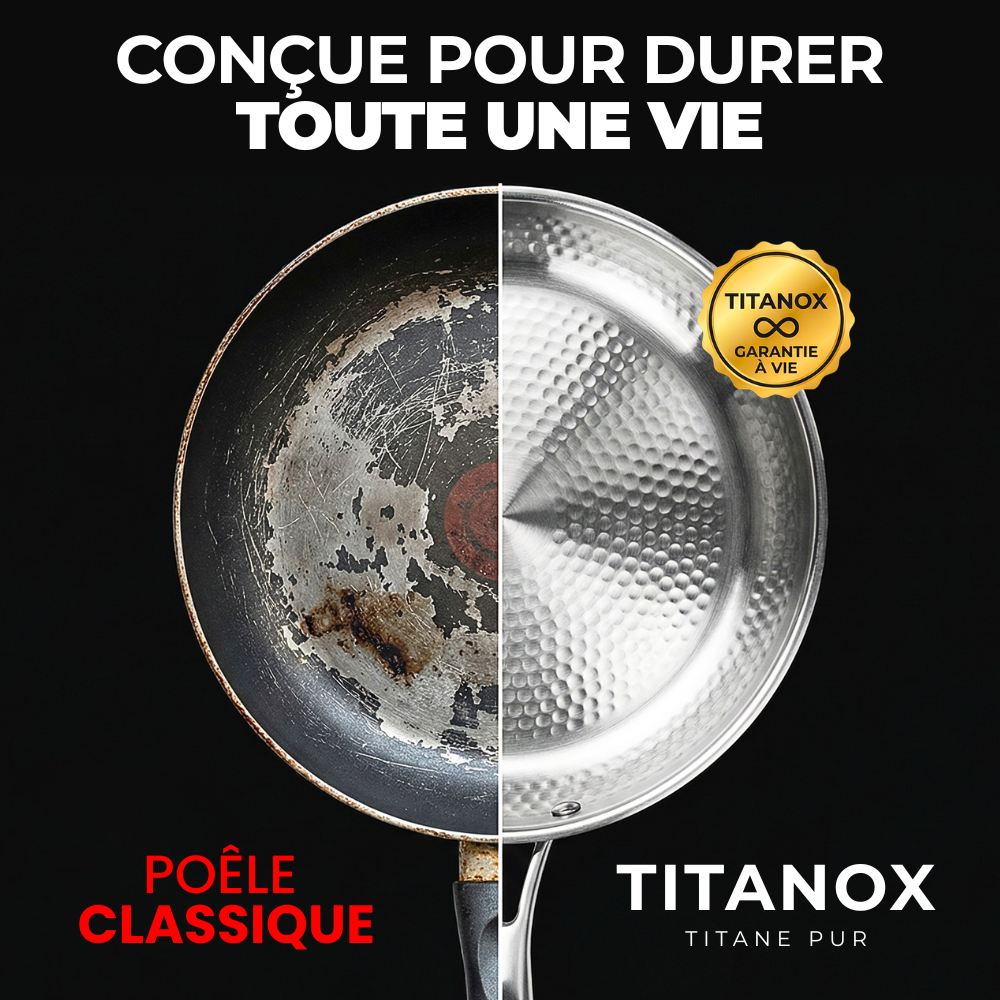 Poêle 100% Titane Pur | TITANOX®
