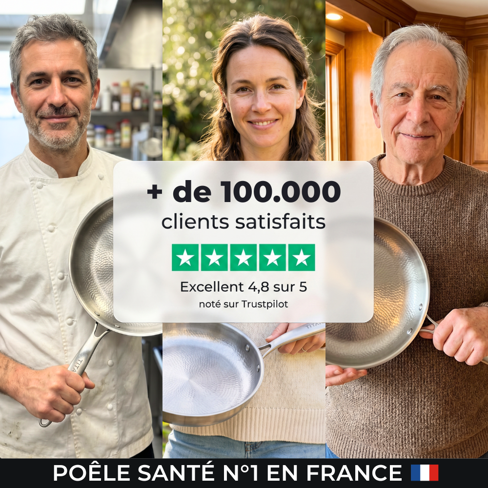 Poêle 100% Titane Pur | TITANOX®